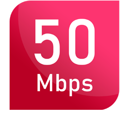 Kecepatan 50 Mbps
